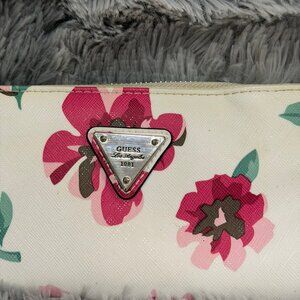 Guess White Floral Wallet